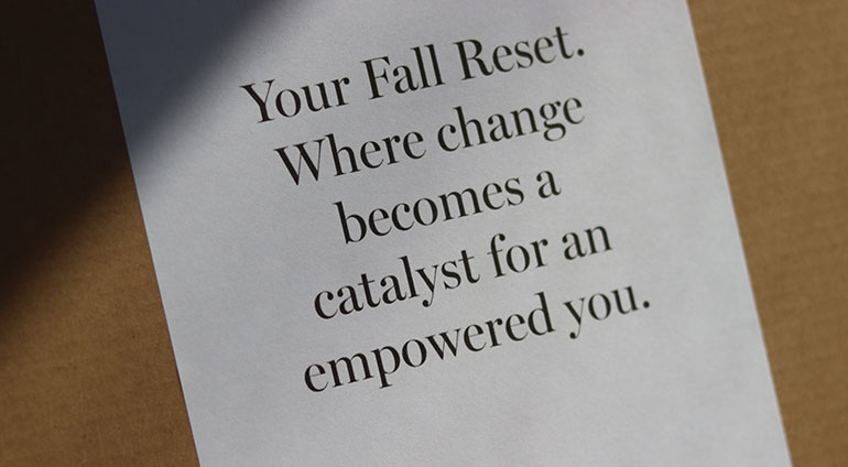 Fall Reset Package